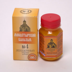 Монастырский бальзам № 4. Желудочный, 100 гр.