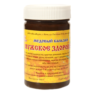 Медовый бальзам Мужское здоровье