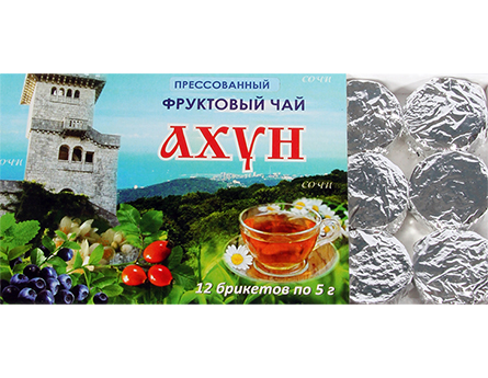 Прессованный фруктовый чай